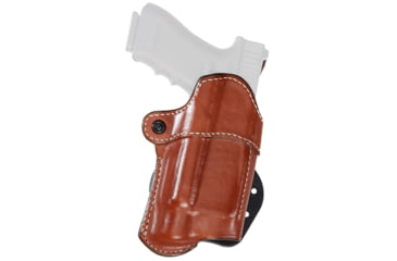 Image of Aker Leather Model 267 Nightguard Open Top Paddle Holsters, SIG P220/226/229, SureFire X300U, Right, Plain, Tan, H267ATPR-SS220X3