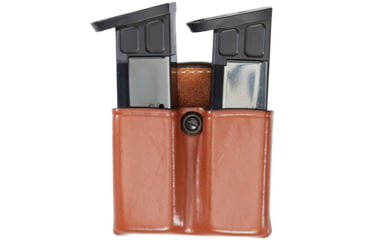 Image of Aker Leather Model 523 D.M.S. Twin Double Magazine Pouch, Single Stack .45 ACP Magazines, Tan, A523-TP-1