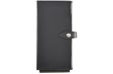 Image of Aker Leather Model 580 Single Citation Book Cover, Plain, Black, A580-BP