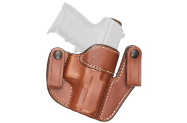 Image of Aker Leather Model 176 IWB Patriot Holsters, Smith &amp; Wesson M&amp;P Shield, Right, Plain, Tan, H176TPR-MPS