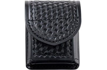 Image of Aker Leather Narcan Holder, Small, Basketweave, Black, A558-BW-V