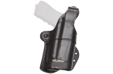 Image of Aker Leather Model 267 Nightguard Paddle Holsters, SIG Sauer P220/SIG Sauer P226/SIG Sauer P229, Insight Technology M3, Right, Plain, Black, H267BPR-SS220M3