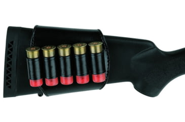 Image of Aker Leather Pro Mount Shotgun Shell Holder, Plain, Black, A629-BP