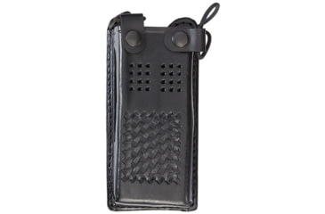 Image of Aker Leather Swivel Radio Holder, Motorola XTS 3000, Basketweave, Black, A588-BW-XTS3000