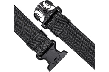 Image of Aker Leather Tactical Basketweave Duty Belt w/ Hook Velcro, Black, LRG 38-40in, B02P-BW-LRG
