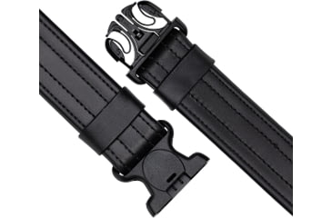 Image of Aker Leather Tactical Duty Belt w/ Hook Velcro, Black, XLG 42-44in, B02P-BP-XLG