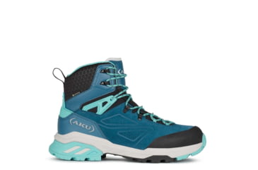 Image of Aku Reactive GTX Hiking Boots - Womens, Asphalt Blue/Aqua Green, 7.5 US, 6695057.5