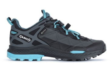Image of Aku Rocket DFS GTX Hiking Shoe - Womens, Black / Turquoise, 7, 727/2537