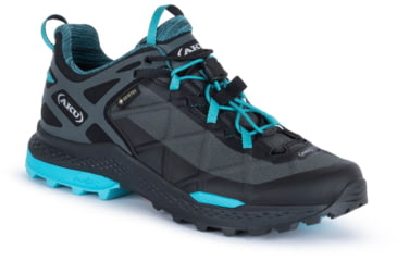 Image of Aku Rocket DFS GTX Hiking Shoe - Womens, Black / Turquoise, 7, 727/2537
