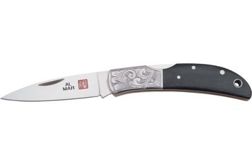 Image of Al Mar Knives Hawk Engraved Micarta Fold Knife AME1002BM