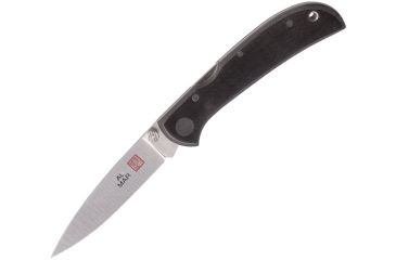 Image of Al Mar Knives Hawk/Ultralight,2 3/4 in.,Black Micarta, Satin, Plain Edge AL1002UBK2