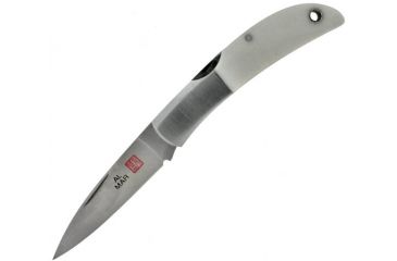 Image of Al Mar Knives Hawk, White Micarta Handle, Plain AL1002WM