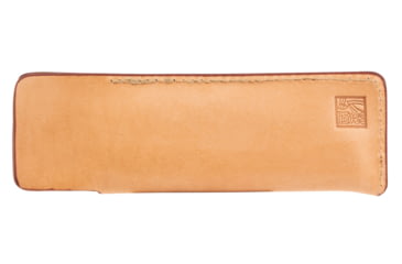 Image of Al Mar Knives Honey Jigged Bone Series Folding Knife, 4.0 in TALON Blade, Traditional, Leather Slip Pouch, Honey Brown, Large, AMK7006