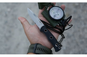 Image of Al Mar Knives S.E.R.E. Operator 40 Fixed Blade Knife, 4in, D2, G10 Handle, Black, AMK5101