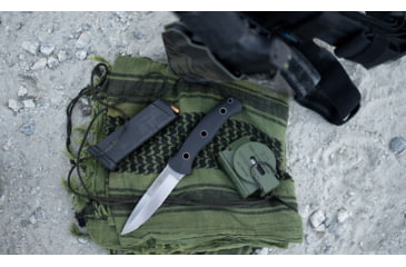 Image of Al Mar Knives S.E.R.E. Operator 40 Fixed Blade Knife, 4in, D2, G10 Handle, Black, AMK5101
