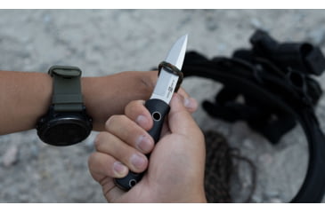 Image of Al Mar Knives S.E.R.E. Operator 40 Fixed Blade Knife, 4in, D2, G10 Handle, Black, AMK5101