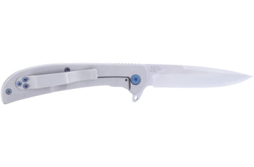 Image of Al Mar Knives Ultra Thin Folding Knife, 3.38in Closed, 2.5in Satin Stainless Steel Blade, Satin Stainless Steel Handle, AMK4117