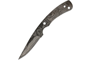 Image of Alabama Damascus Steel ADS056 6.5in Damascus Knife Replacement Blade, Damascus Knife Blades, 6.5in Overall, 2.75in Blade, One Piece Damascus Steel Construction, ADS056 DKG