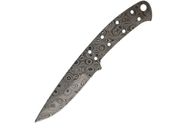 Image of Alabama Damascus Steel ADS088 6.5in Damascus Knife Replacement Blade, Damascus Knife Blades, 6.5in Overall, 2.75in Blade, One Piece Damascus Steel Construction, ADS088