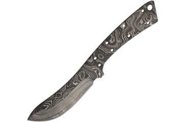 Image of Alabama Damascus Steel Damascus Knife Replacement Blade, Damascus Knife Blades, 7.5in Overall, 3.25in Blade, One Piece Damascus Steel Construction, ADS032 DKG