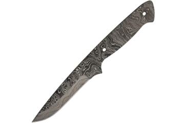 Image of Alabama Damascus Steel Damascus Knife Replacement Blade, Damascus Knife Blades, 9in Overall, 4in Blade, One Piece Damascus Steel Construction, ADS053 DKG