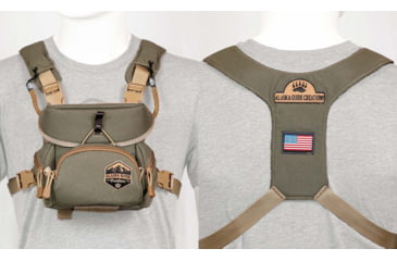 Image of Alaska Guide Creations Classic Gen L Binocular Harness, Ranger Green, AC-L-RG