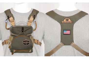 Image of Alaska Guide Creations Hybrid Max Gen L Binocuar Harness, Ranger Green, HYBM-L-RG