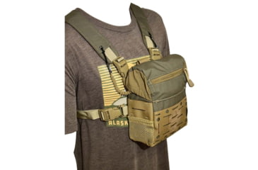 Image of Alaska Guide Creations Ravus Flex Bino Pack, Ranger Green, FLEX-RG