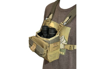 Image of Alaska Guide Creations Ravus Flex Bino Pack, Ranger Green, FLEX-RG