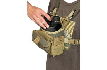 Image of Alaska Guide Creations Ravus Flex Bino Pack, Ranger Green, FLEX-RG