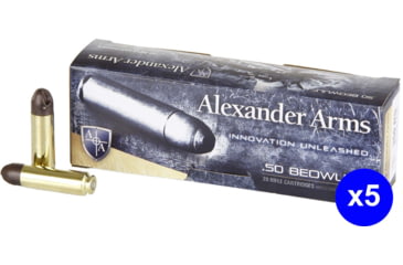 Image of Alexander Arms Loaded, .50 Beowulf, 200 Grain, Polycase ARX, Centerfire Rifle Ammo, 100 Rounds