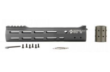 Image of ALG Defense 10in Ergonomic Modular Railed Handguard - V2 M-LOK, Gray, 10in 05-316G