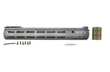 Image of ALG Defense 13in Ergonomic Modular Railed Handguard - V2 M-LOK, Gray, 13in 05-318G