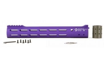 Image of ALG Defense 13in Ergonomic Modular Railed Handguard - V2 M-LOK, Purple, 13in 05-318P
