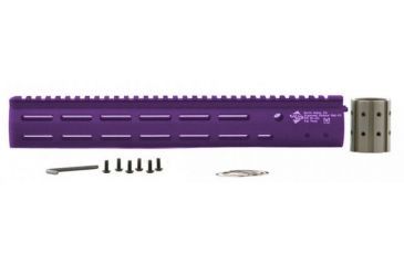 Image of ALG Defense 13in Ergonomic Modular Railed Handguard - V3, Purple, 13in 05-322P