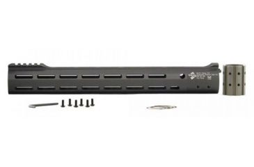 Image of ALG Defense 15in Ergonomic Modular Railed Handguard - V2 M-LOK, Gray, 15in 05-319G