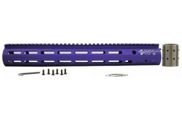 Image of ALG Defense 15in Ergonomic Modular Railed Handguard - V3, Purple, 15in 05-323P