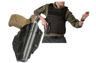 Image of Alien Gear Holsters Cloak Mod MOLLE Holster, FN High Power, Right, Black, One size, 193858373492