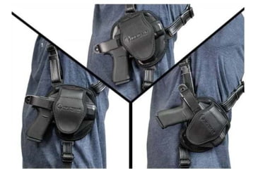 Image of Alien Gear Holsters Cloak Shoulder Holster, Glock 19, CTSH-M-4-H-0057-BK-D
