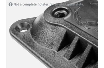 Image of Alien Gear Holsters Duty Surface Mount Expansion OWB Holster, , Hand, Black, 00193858311265
