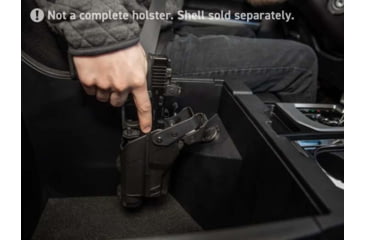 Image of Alien Gear Holsters Duty Surface Mount Expansion OWB Holster, , Hand, Black, 00193858311265