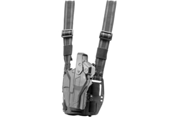 Image of Alien Gear Holsters Rapid Force Drop Leg Holster Level III , Glock 17/22/31/DR920, Right, Black, Matte, One size, 193858754161