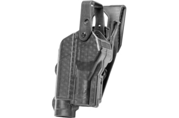 Image of Alien Gear Holsters Rapid Force Duty Holster Low Ride Belt Slide Level III Light Bearing w QDS, M&amp;P9/40/M2.0 4-4.25in, Right, Black, Basketweave, One size, 193858358581