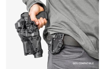 Image of Alien Gear Holsters Rapid Force Expansion - Stanard Paddle - Black - Clamshell Packaging, Matte Black, RFX-PA-BK-C