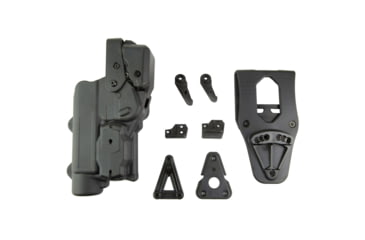 Image of Alien Gear Holsters Rapid Force Level 3 Polymer Duty OWB Belt Holster, Glock 19, Right Hand, Black, R3-M-0057-BK-RH-LL-AX-C