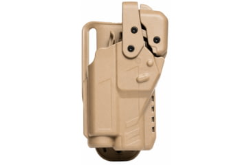 Image of Alien Gear Holsters Rapid Force Level 3 Duty Polymer OWB Belt Holster, SIG Fuse/365XMacro/365XMacro Comp, Left Hand, Compact Light, No Axon, Tan, R3-M-1348-TN-LH-CL-A0-B