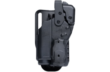 Image of Alien Gear Holsters Rapid Force Level 3 Duty Polymer OWB Belt Holster, SIG Fuse/365XMacro/365XMacro Comp, Right Hand, Compact Light, With Axon, Black, R3-M-1348-BK-RH-CL-AX-B