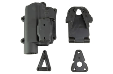 Image of Alien Gear Holsters Rapid Force Level II Polymer OWB Holster, Right Hand, w/ Large Light, Black, AG-R2-B-0057-BK-RH-LL-AX-C