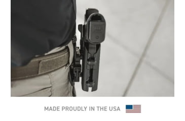 Image of Alien Gear Holsters Rapid Force Locking Belt Slide Expansion w/ Bag Packaging, Matte Black, RFX-LBS-BK-B