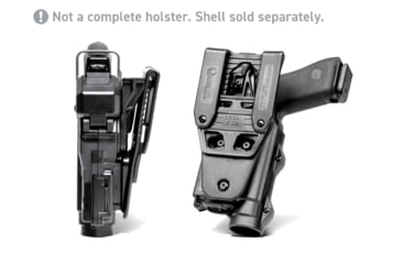 Image of Alien Gear Holsters Rapid Force Mid Ride Belt Attachment, Black, 00193858039312